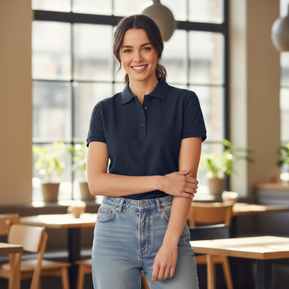 Strapazierfähiges Bio-Baumwolle-Polo für Berufseinsatz