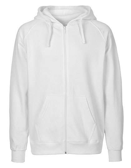 Unisex Tiger Cotton Hoodie With Zipper von Neutral – Produkt- und Farbansicht für Textildruck und Stickerei